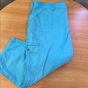 Madison Turquoise Capri pants. Size 12. VGUC